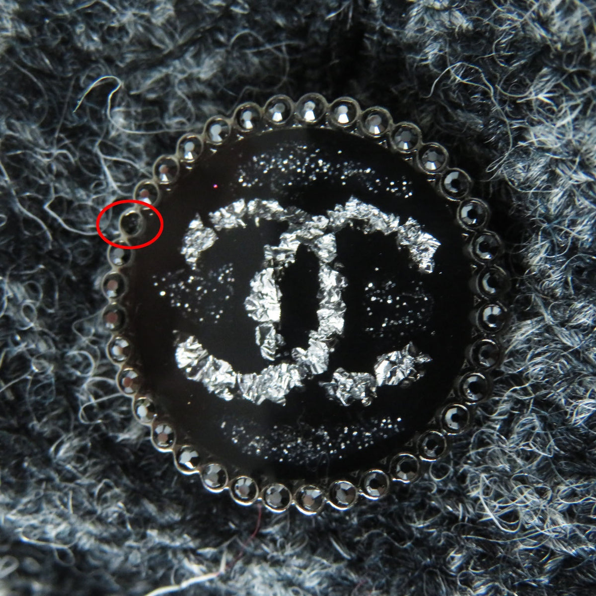 CHANEL Pants P73635 wool gray 36