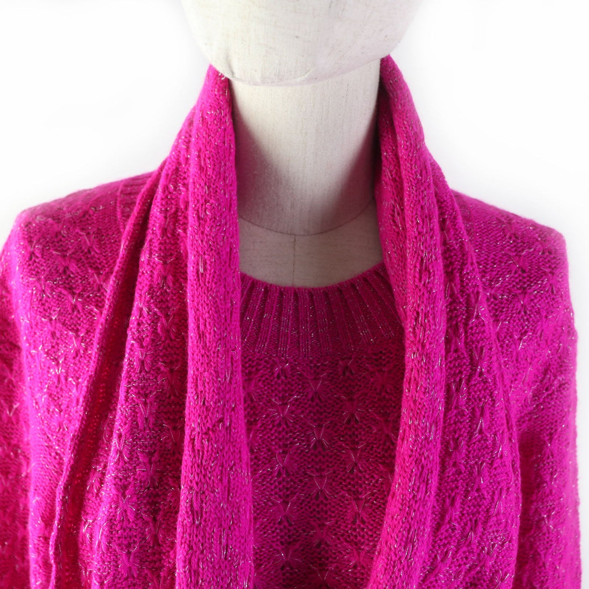 CHANEL knit P44135 alpaca pink 36