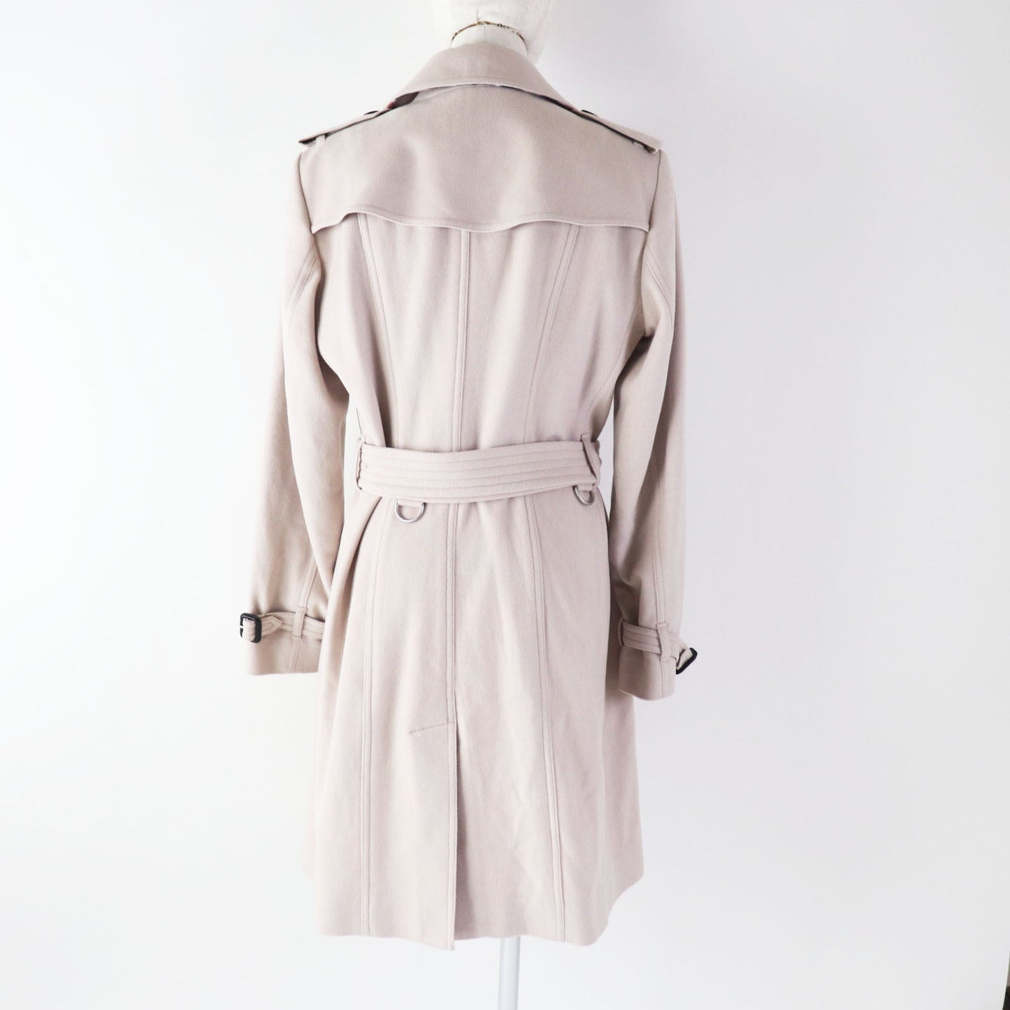 Burberry Sandringham Cashmere Trench Coat Women