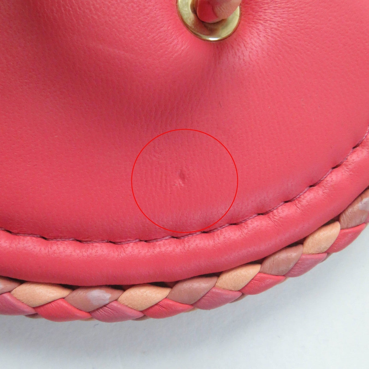 CHANEL Sandals leather pink 37 C