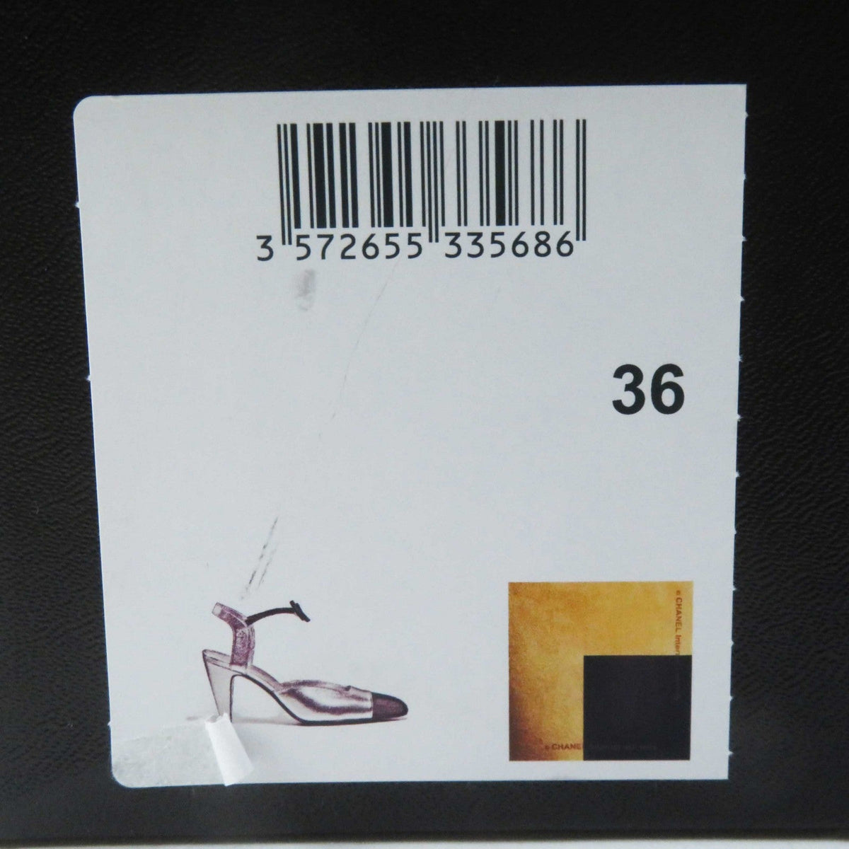 CHANEL pumps G36360 Suede leather Beige black 36