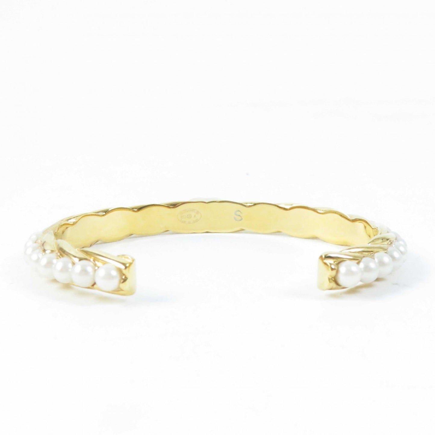 CHANEL Bangle B23 A Gold Plated gold S