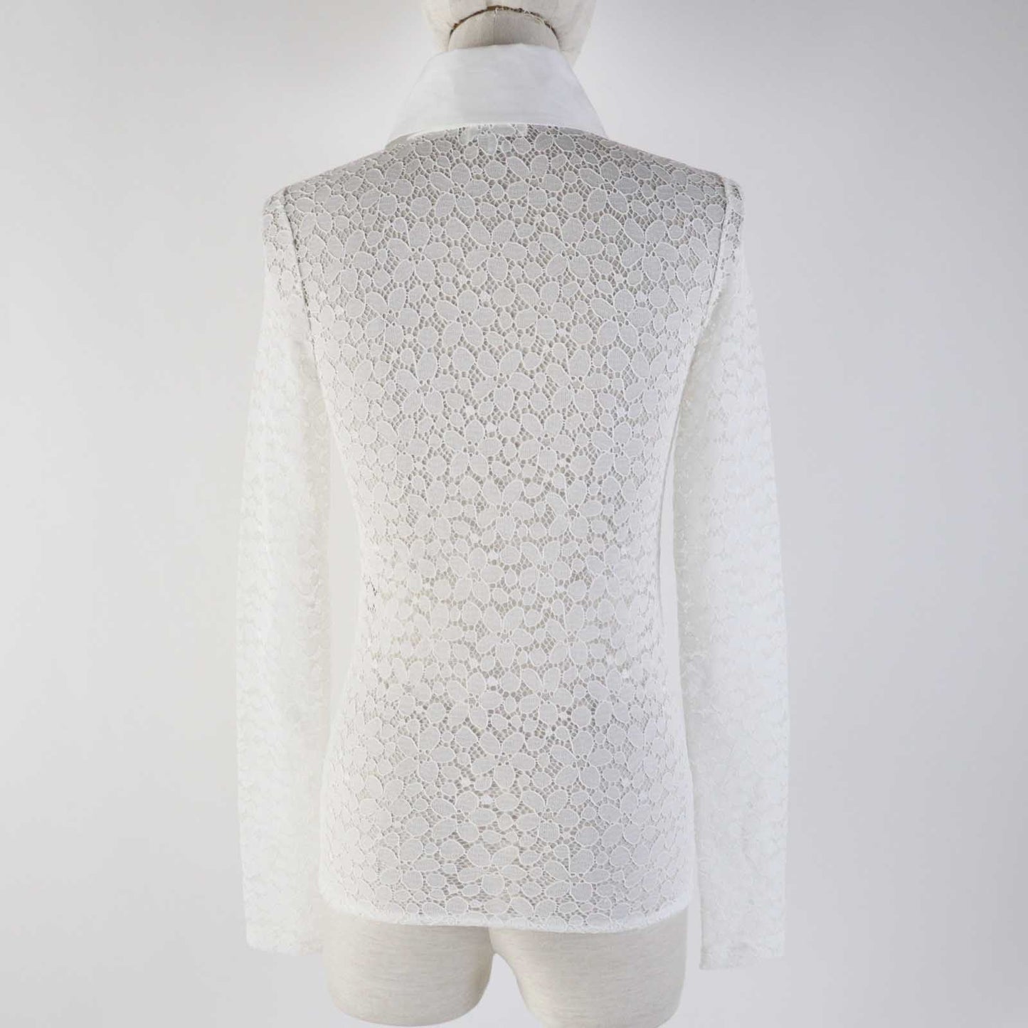 CHANEL blouse P62776 20C polyamide white 34