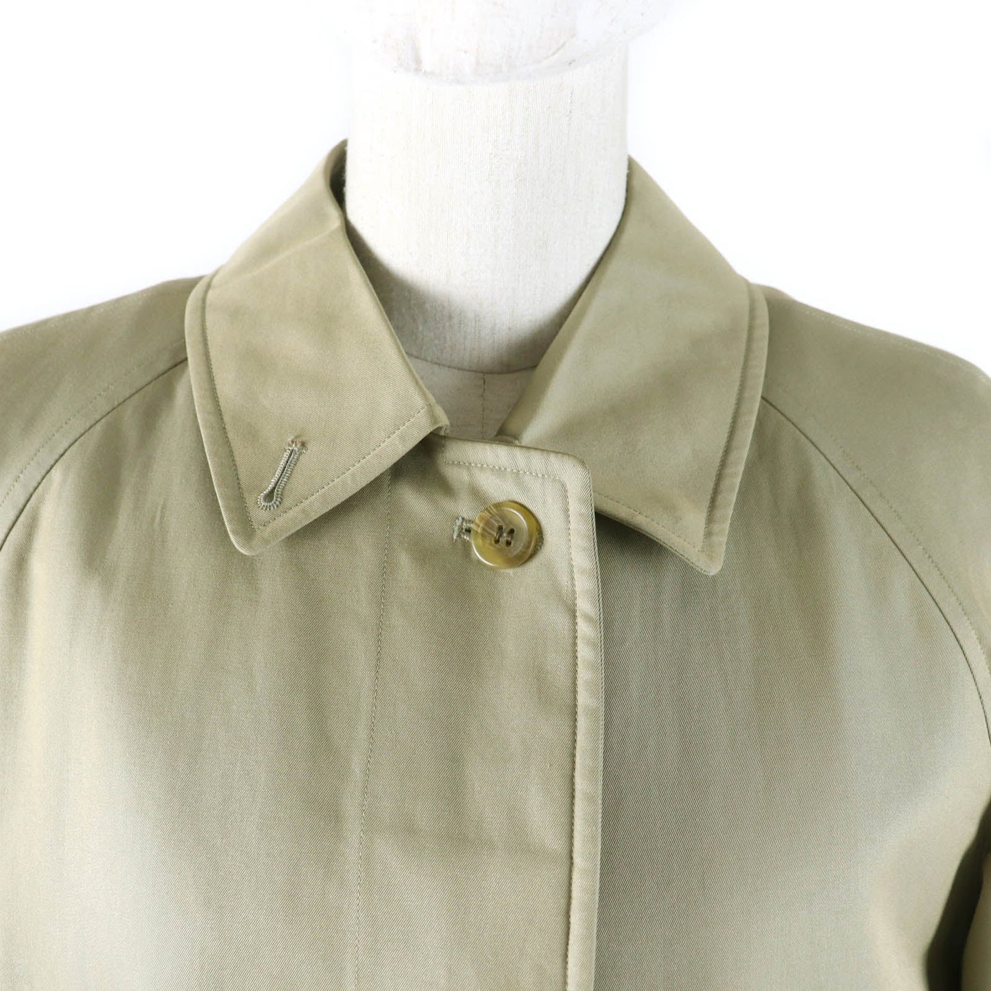 Burberry Vintage Khaki Coat with Nova Check Lining
