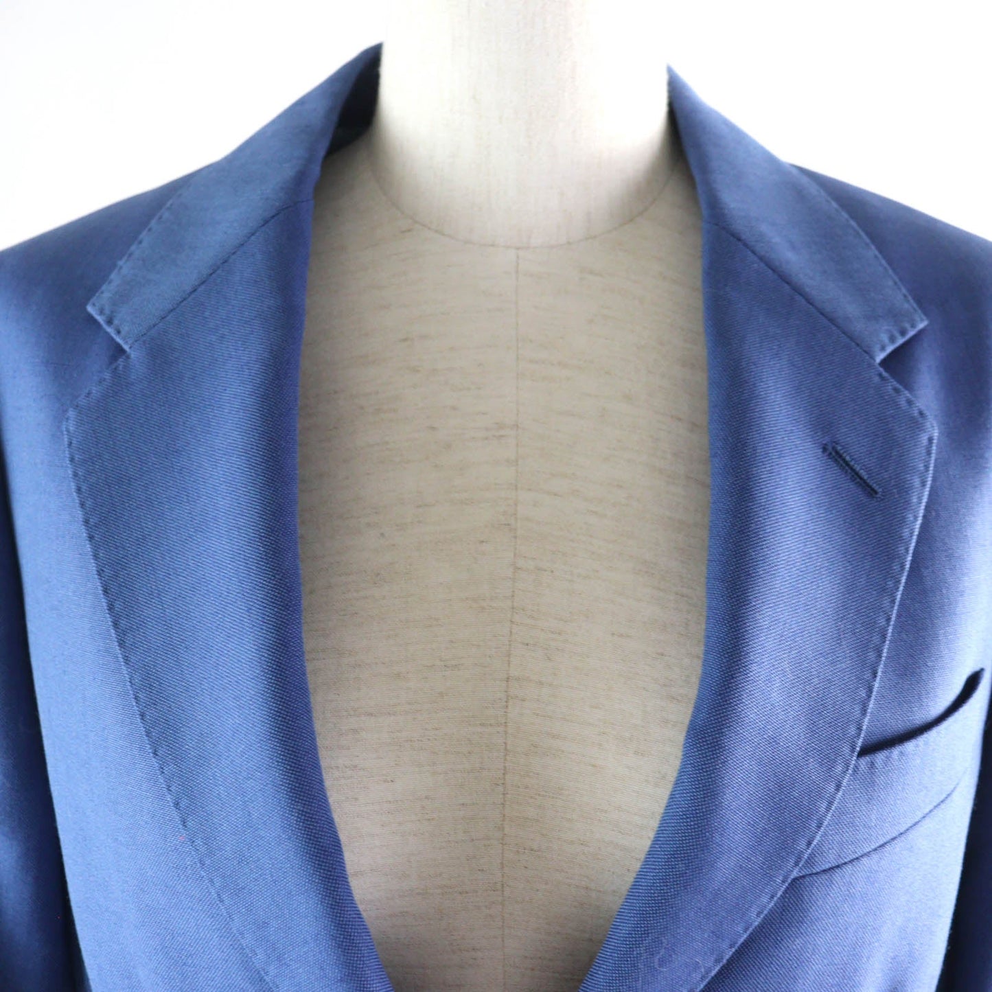 Burberry Wool Mohair Logo Button Tailored Jacket