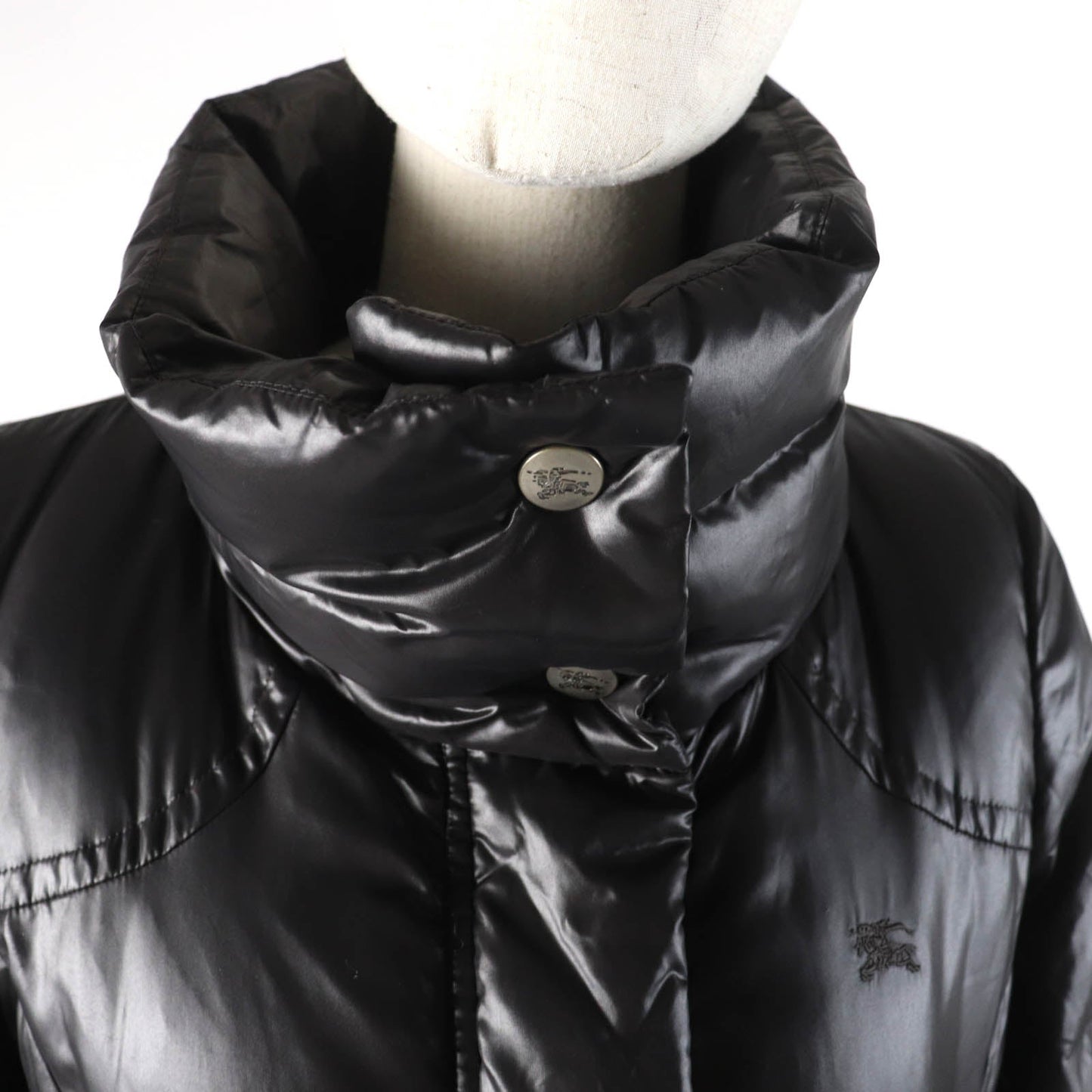 Burberry Nylon Down Coat Black Women