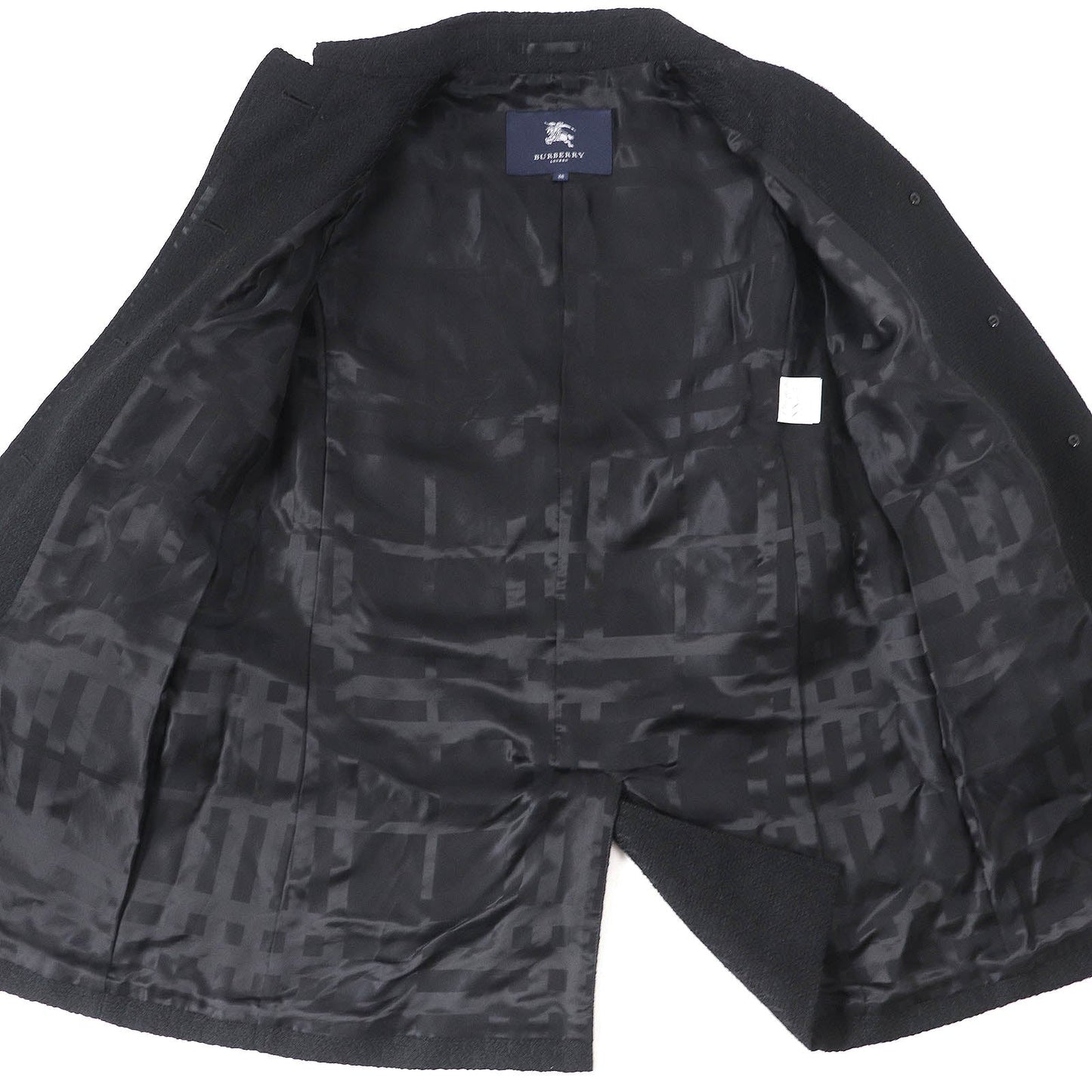 Burberry Wool Polyester Belted Coat Women