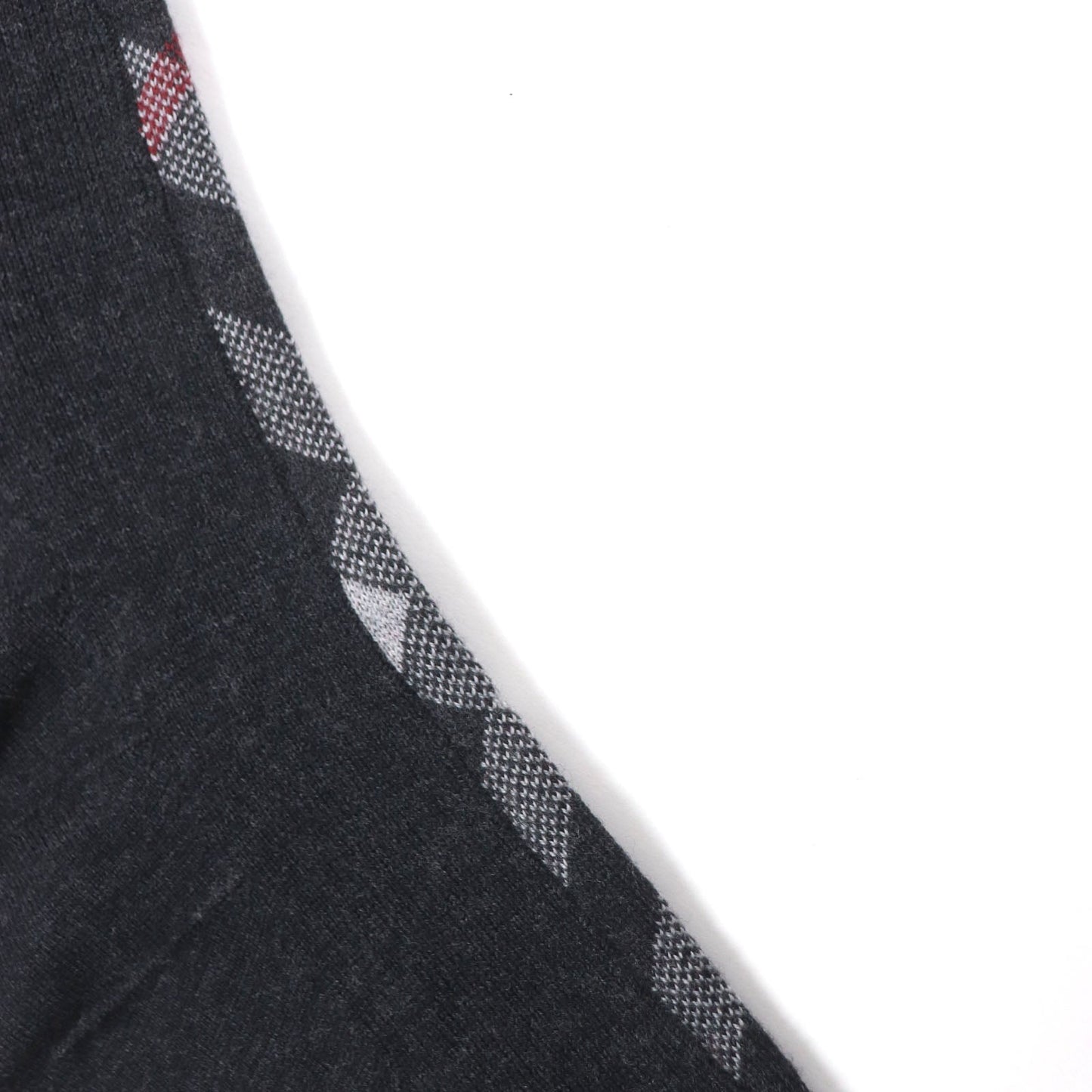 Burberry Wool Check Crew Neck Sweater L