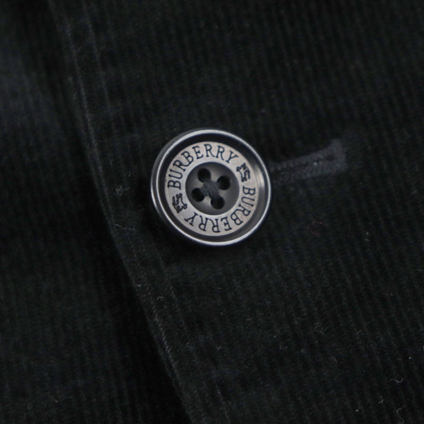 Burberry Wool Polyurethane Single Jacket Black L