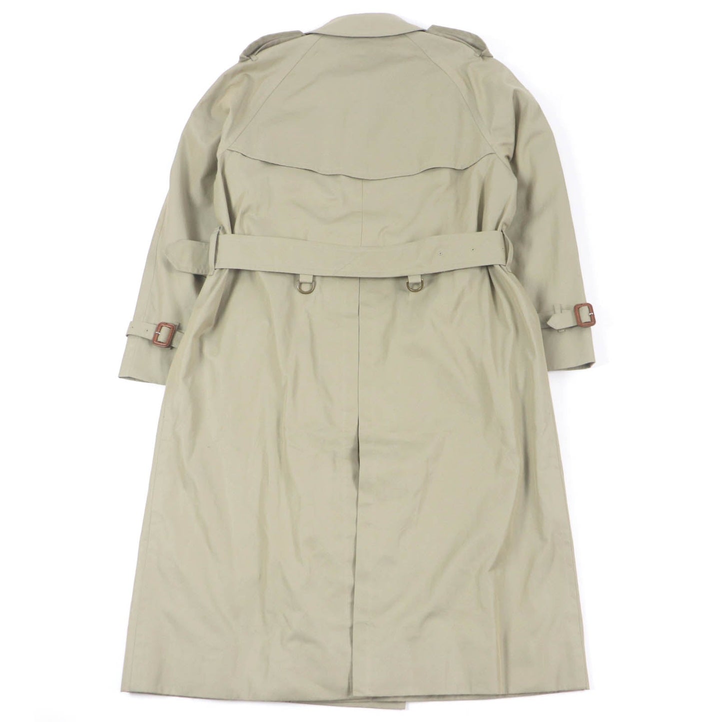 Burberry Vintage Cotton Trench Coat Khaki