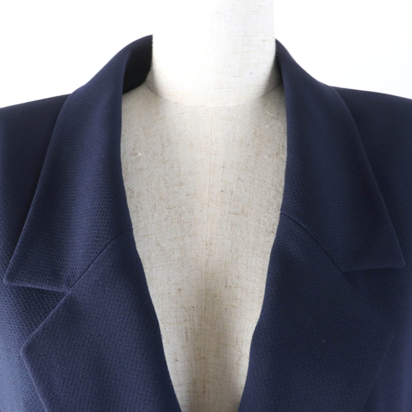 Chanel COCO Mark Button Wool Silk Setup