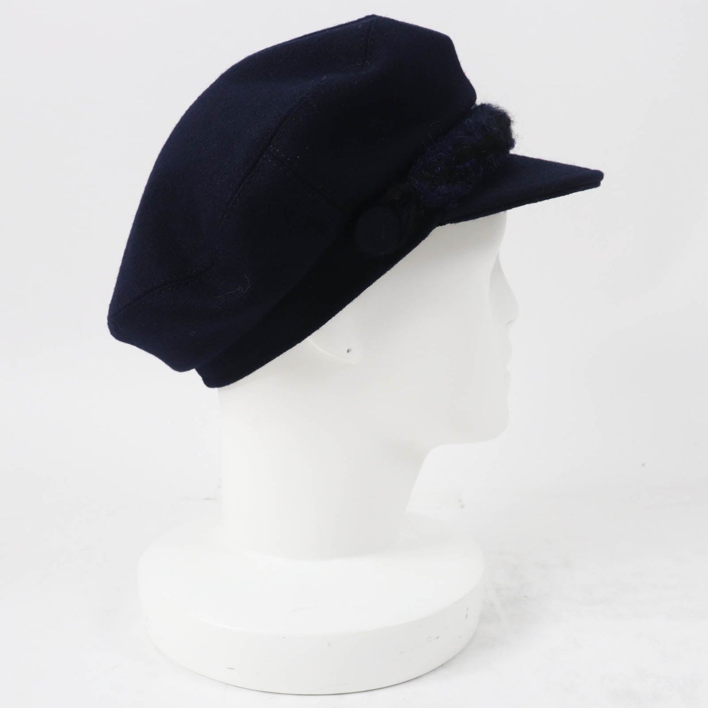 Chanel 19V Tweed Wool Cotton Casquette