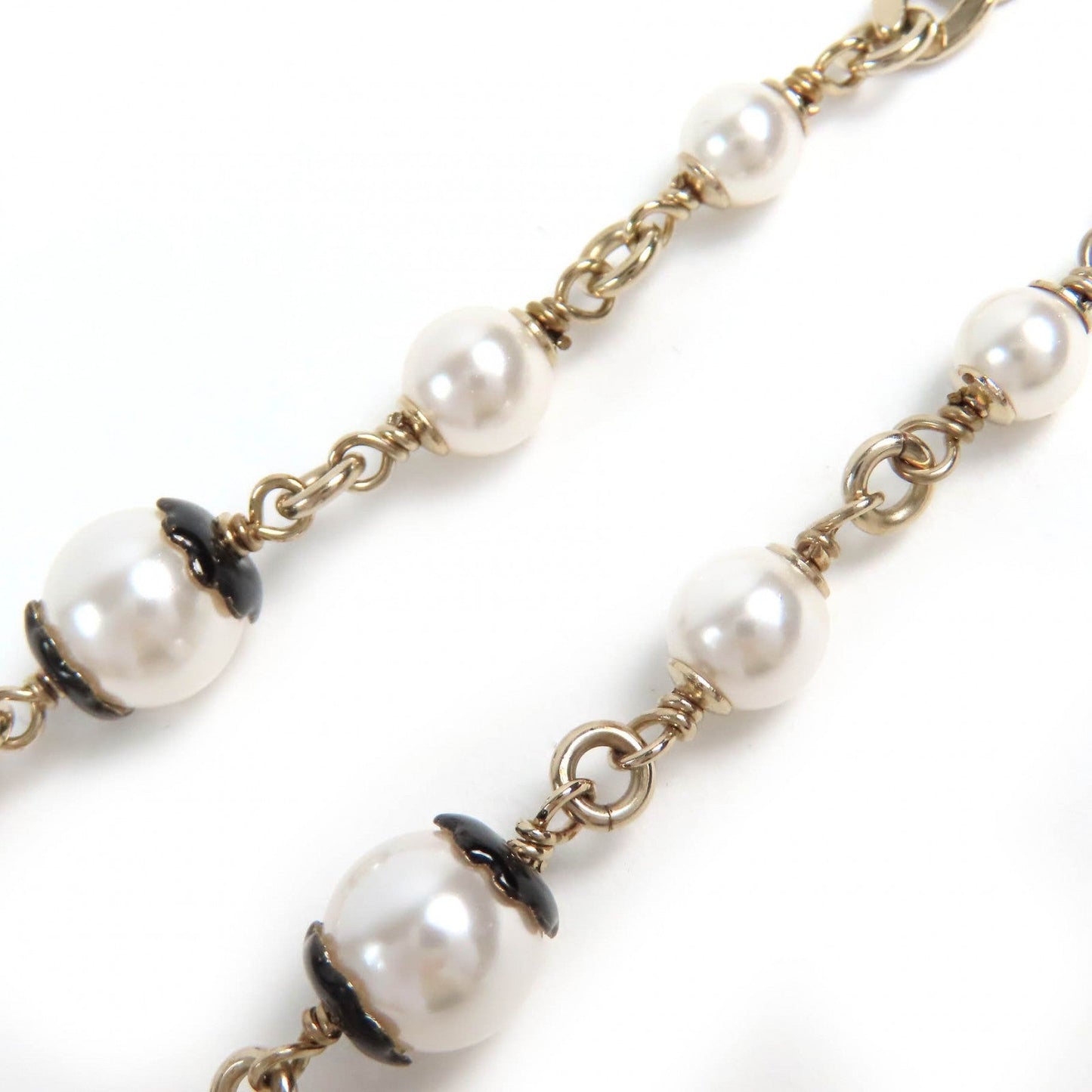 Chanel COCO Mark Pearl Necklace