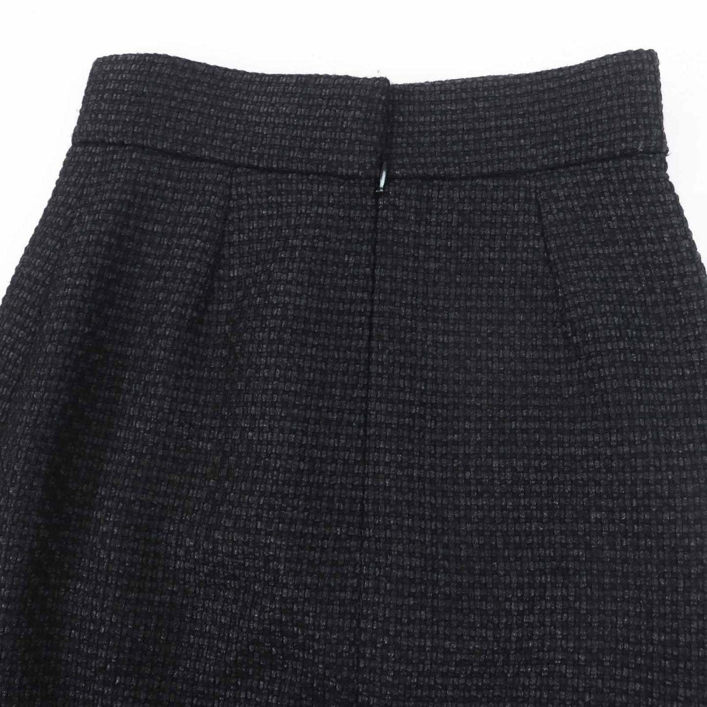 Chanel COCO Mark Tweed Wool Skirt