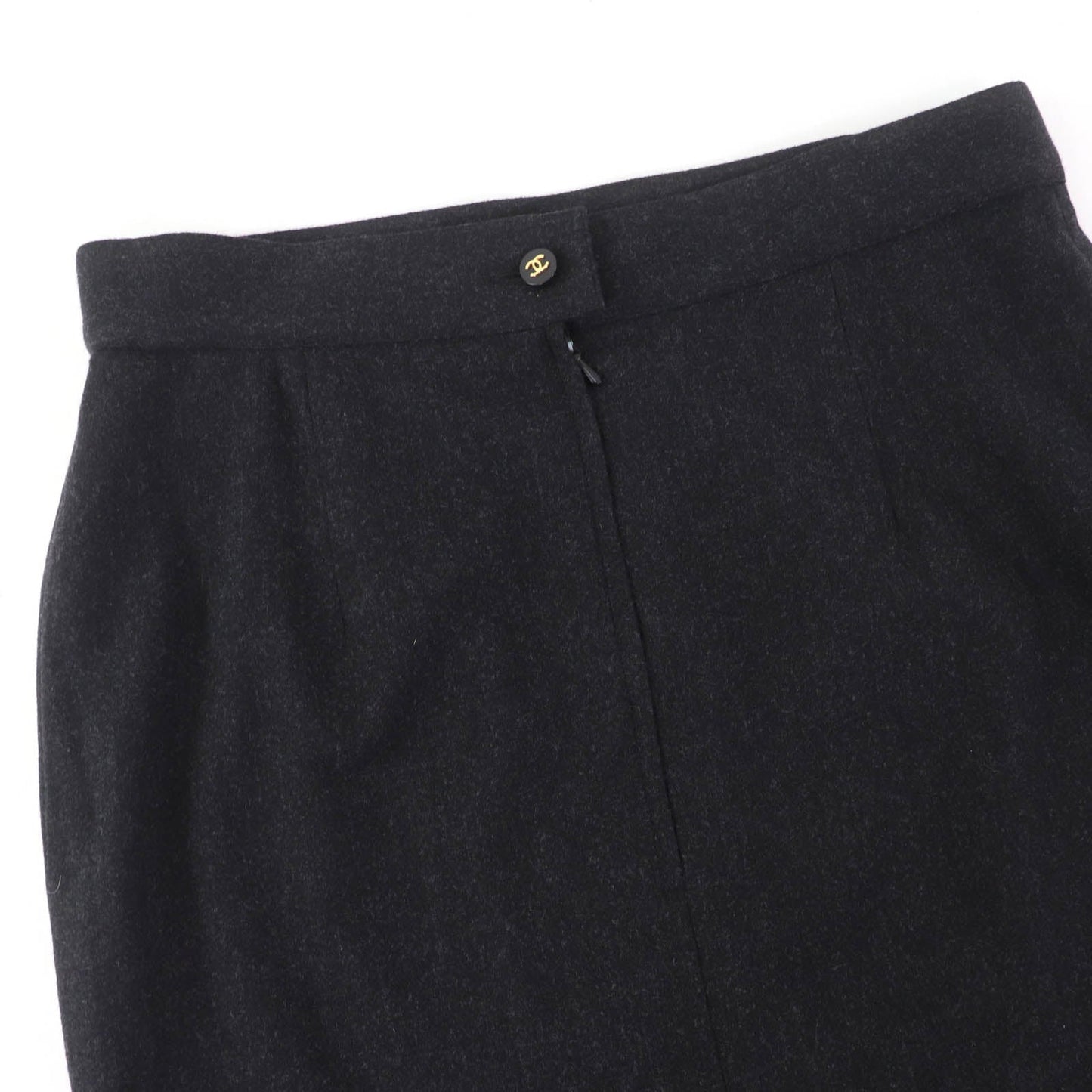 Chanel COCO Mark Button Skirt