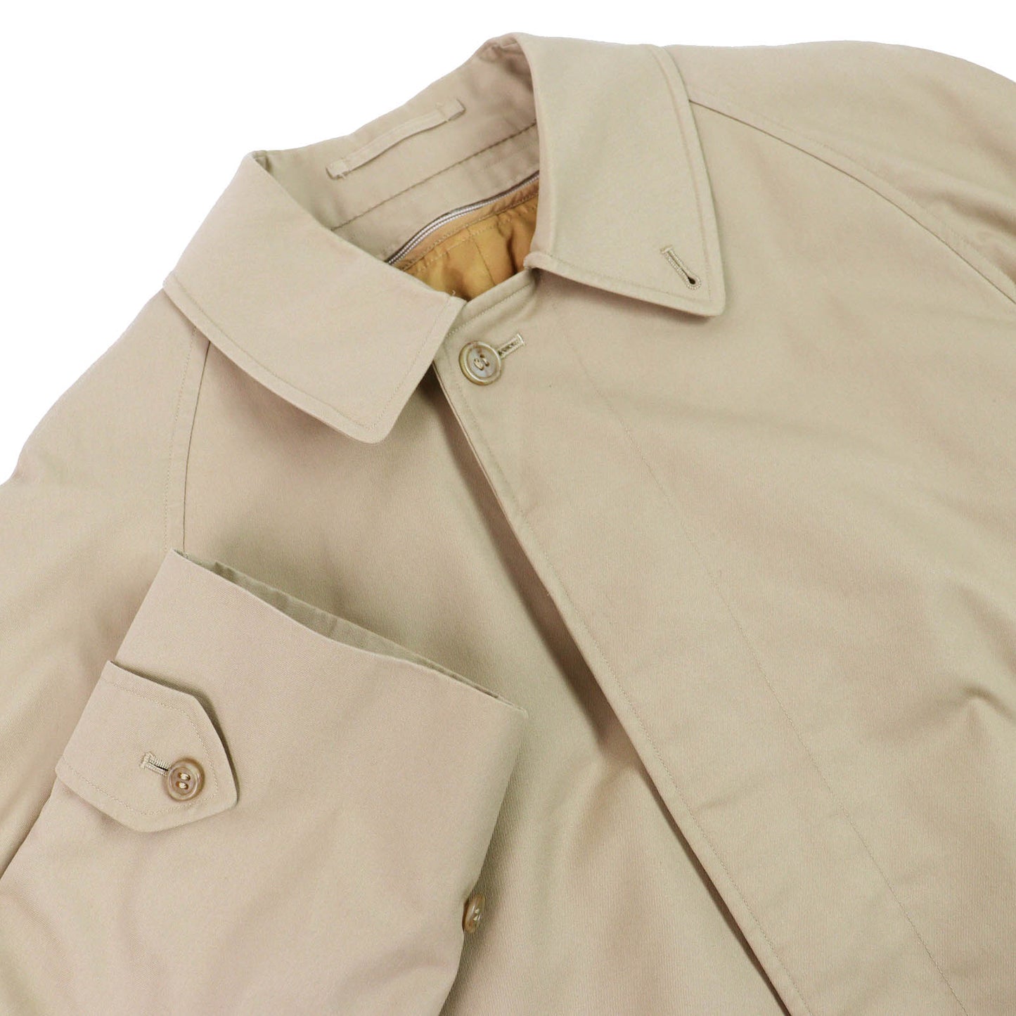 Burberrys Nova check wool lining coat