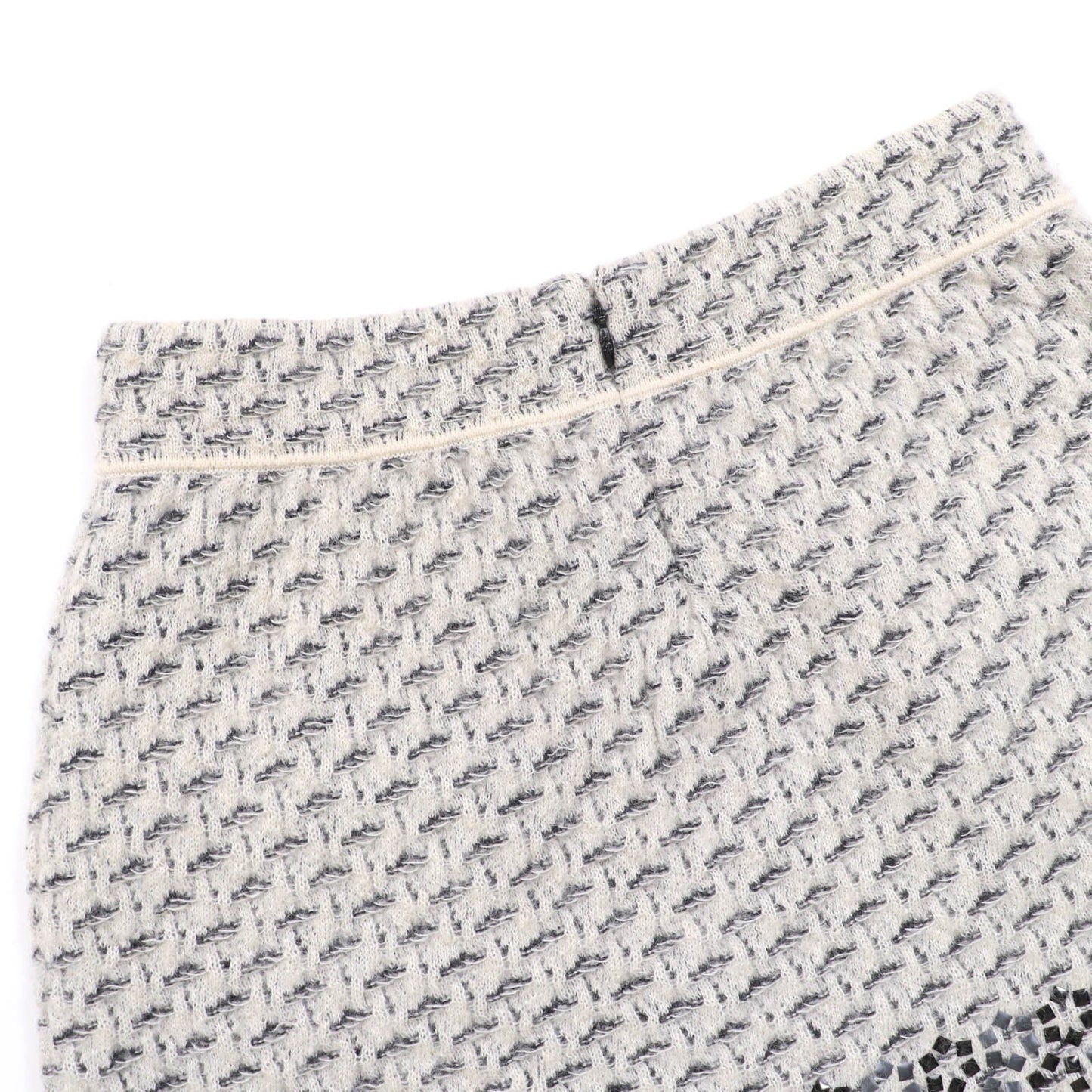 Chanel COCO Button Knit Mohair Mini Skirt
