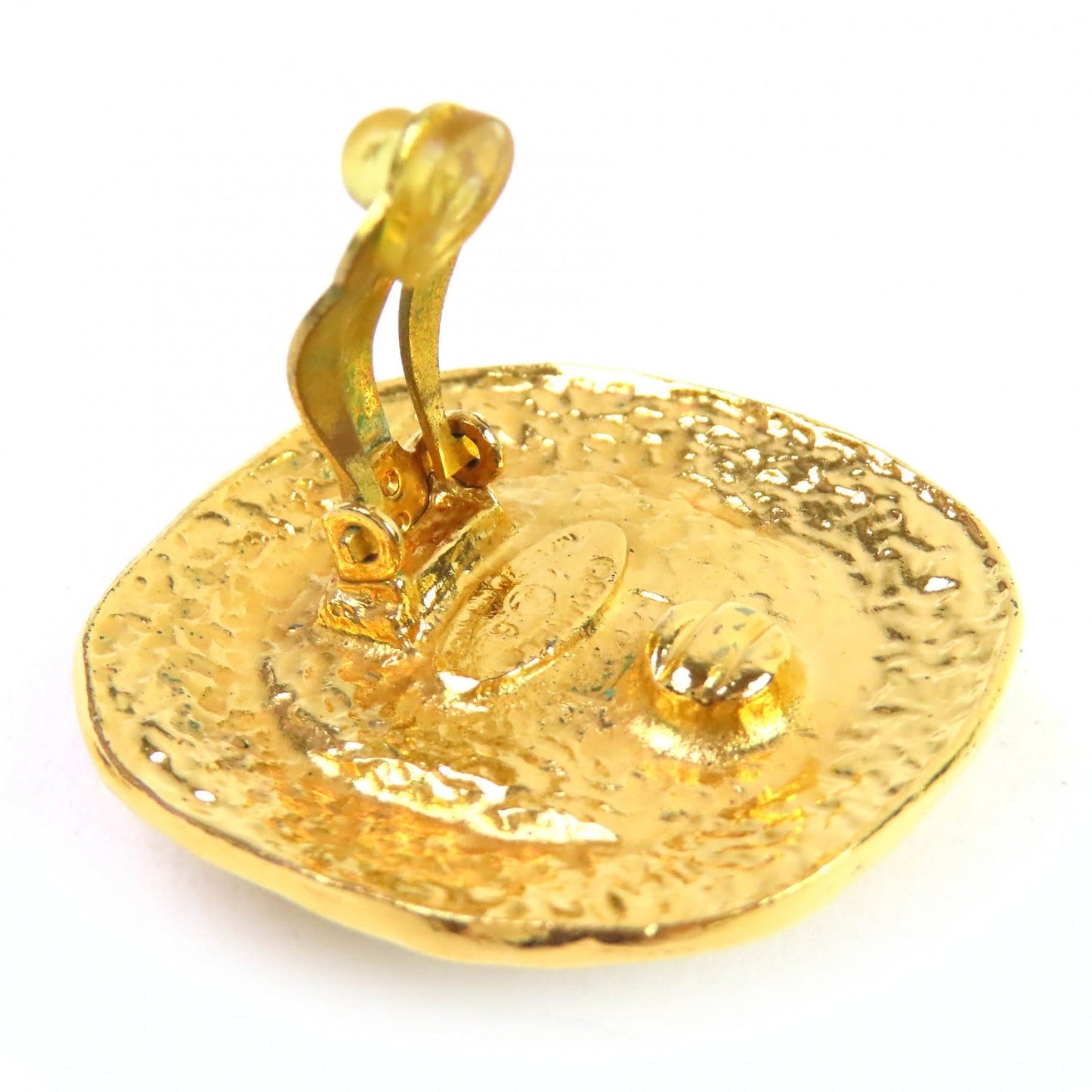 Chanel Gripoa Logo Earrings