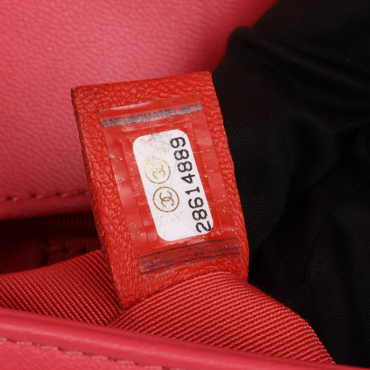 Chanel Red, Orange & Pink Quilted Lambskin Mini Classic Single Flap Bag