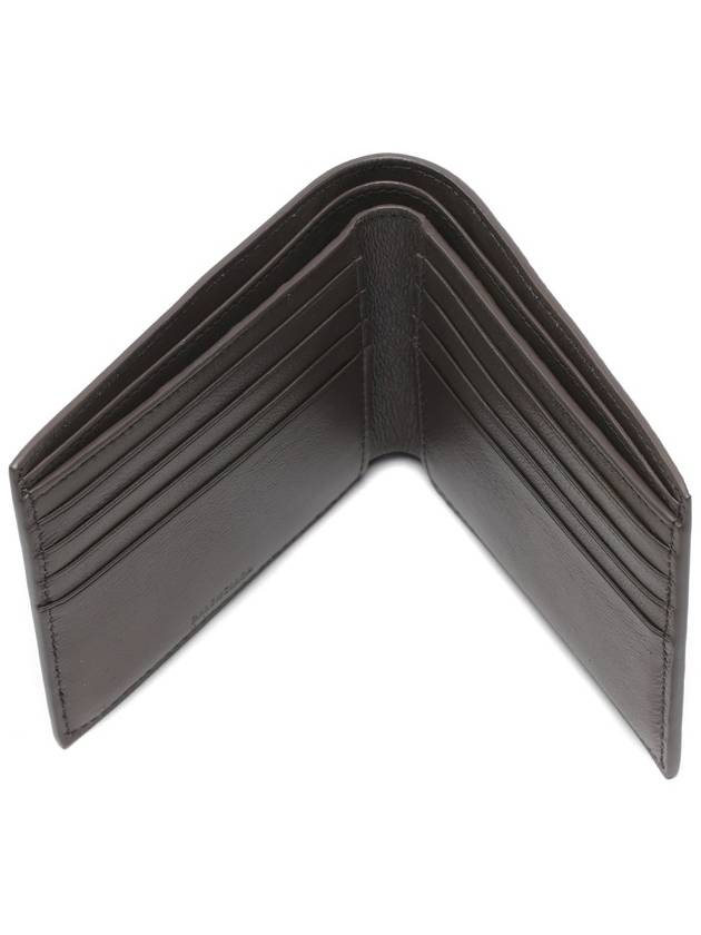 Luxury Balenciaga Cash Square Folded Wallet Dark Green