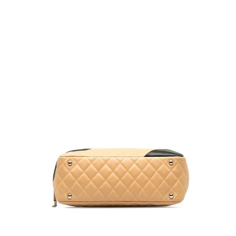 CHANEL Chanel Handbags Leather Brown and Gentlemen