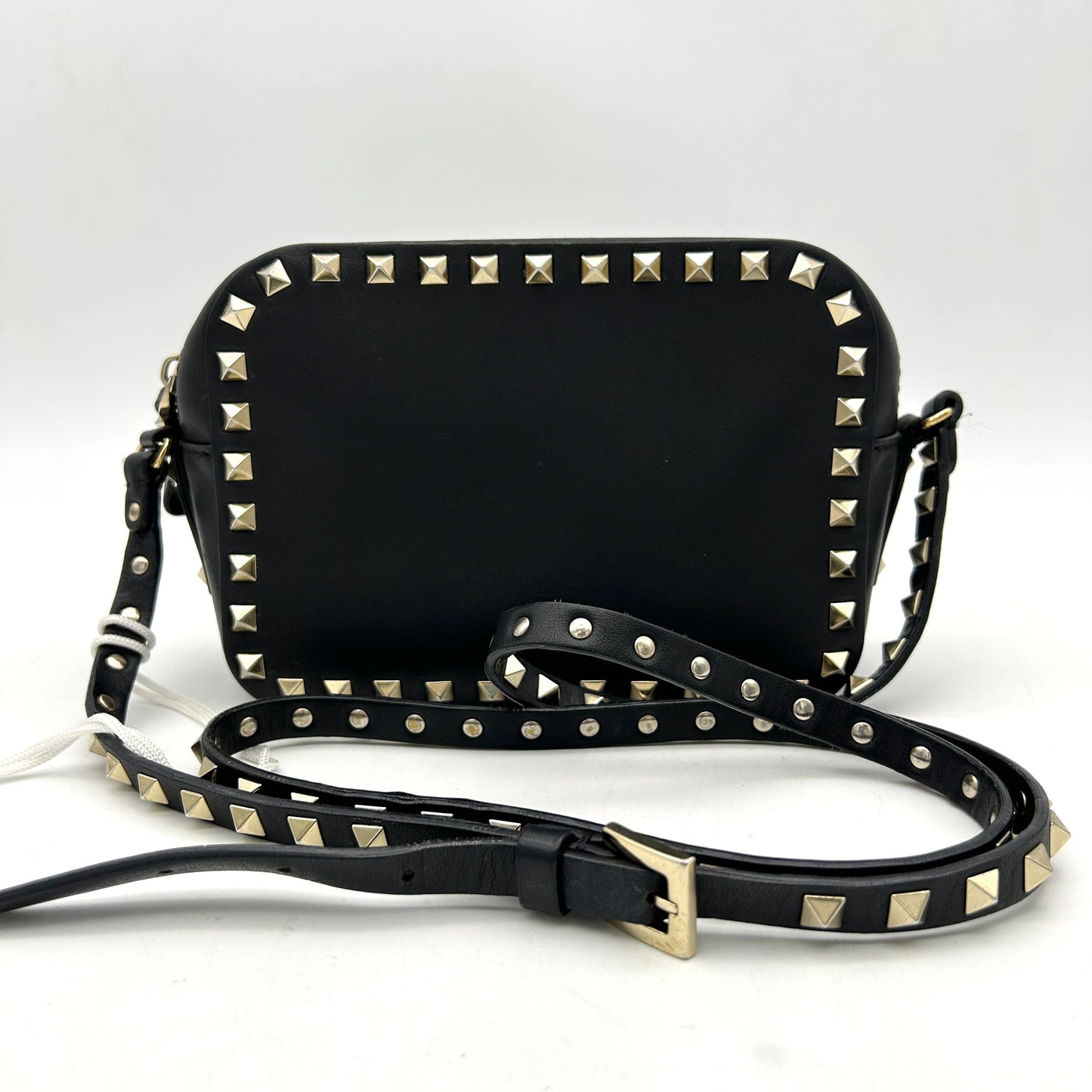 VALENTINO GARAVANI Calfskin Rockstud Camera Crossbody Bag LA20156