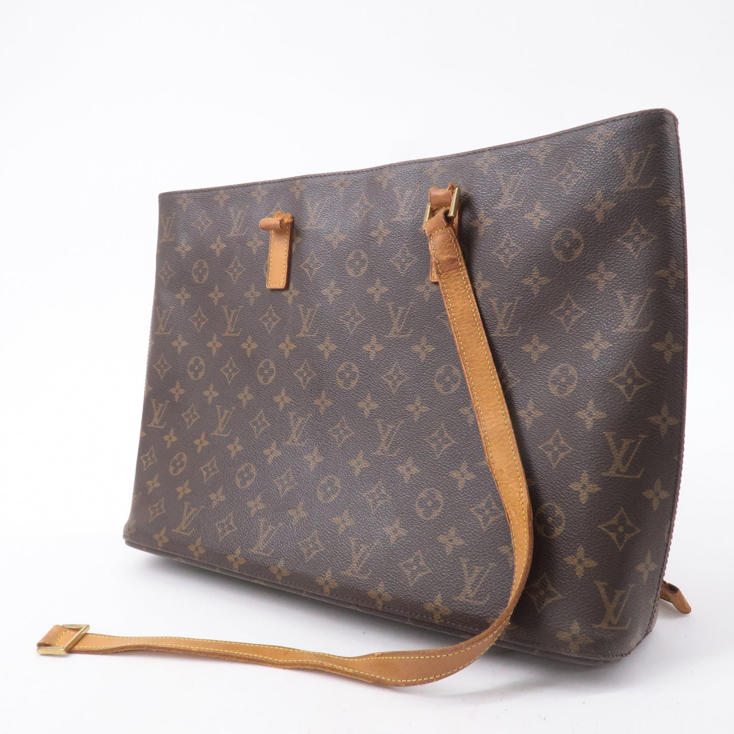 Louis Vuitton Monogram Luco Tote Bag Hand Bag Brown M51155