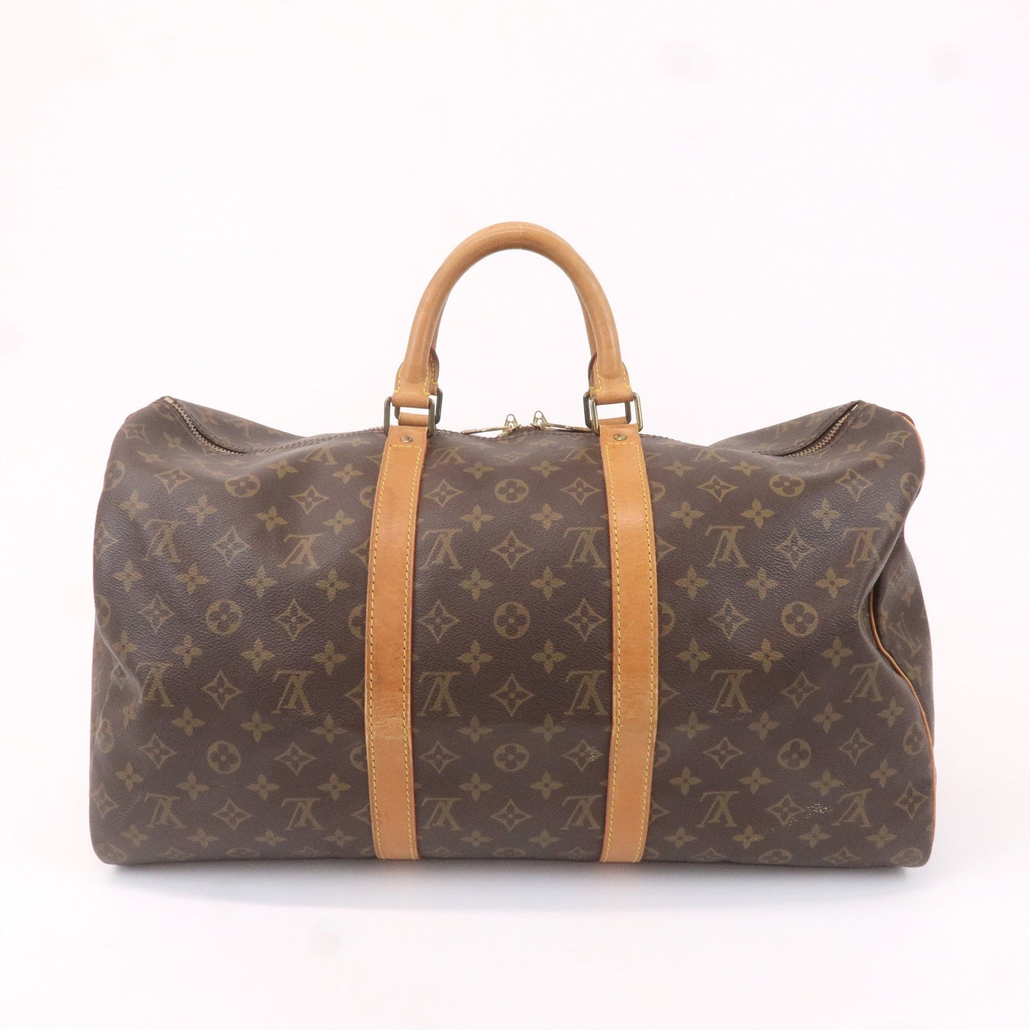 Louis Vuitton Monogram Keep All 50 Bag Brown M41426