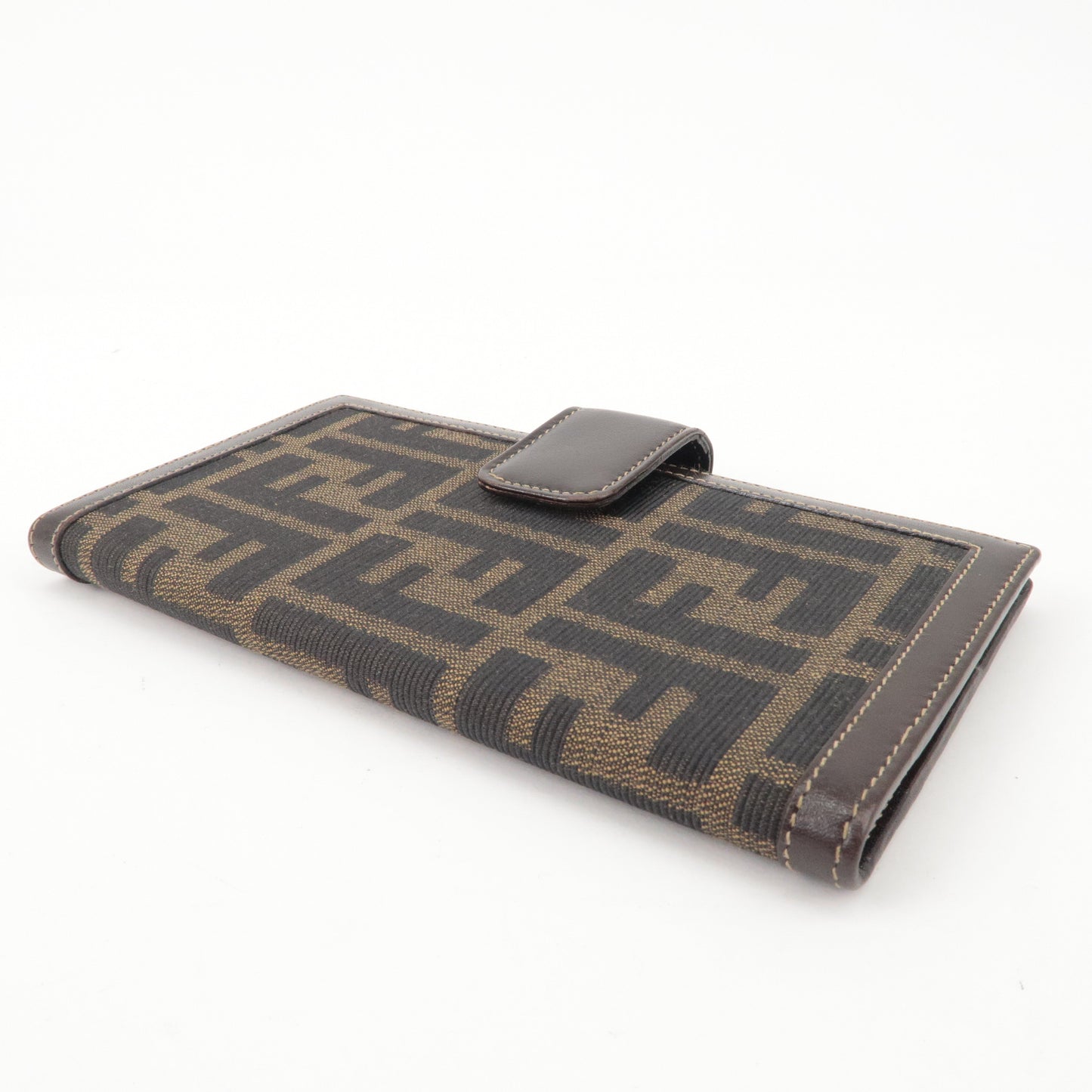 FENDI Zucca Canvas Leather Planner Cover Black 2289 39159 089