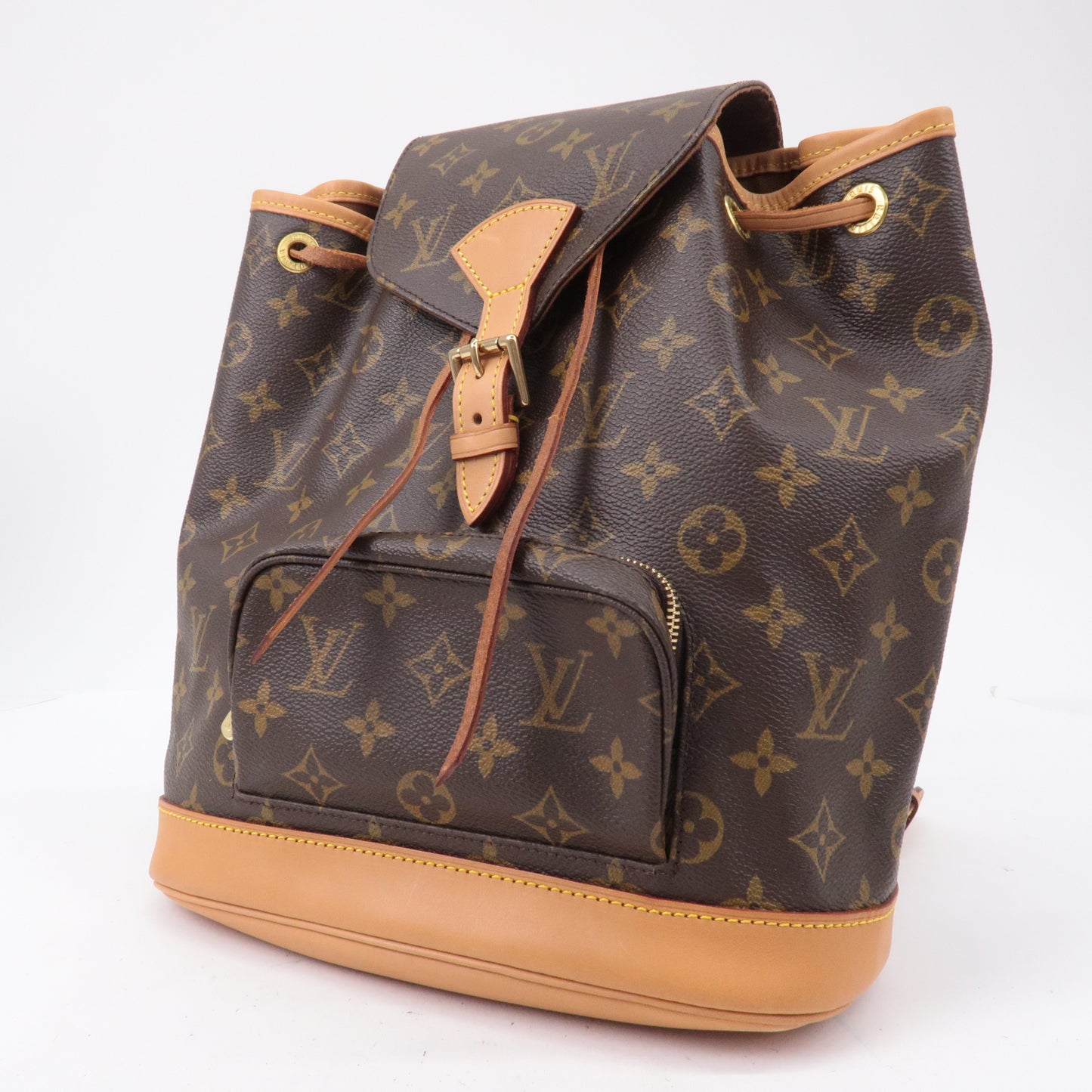 Louis Vuitton Monogram Montsouris MM Back Pack Bag M51136