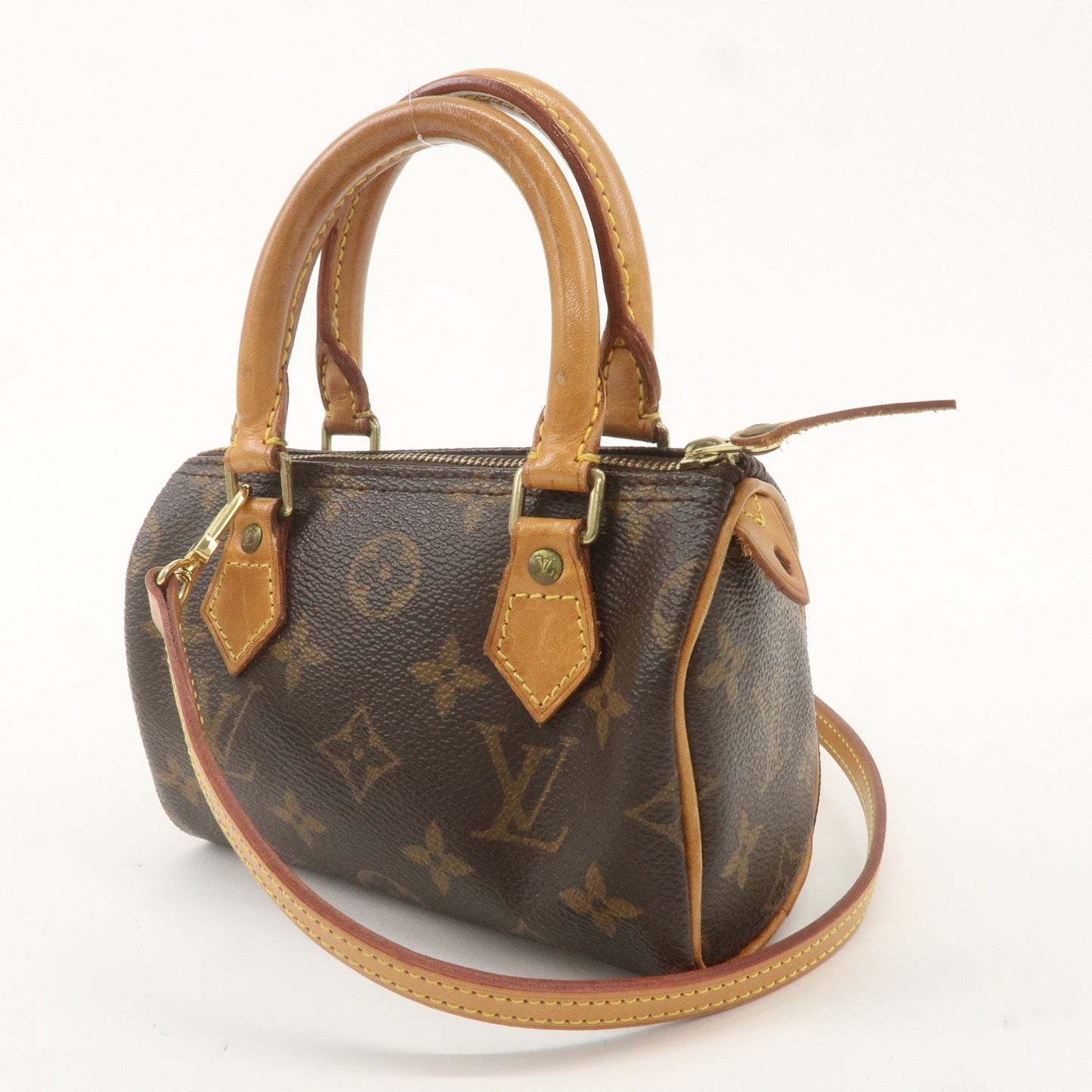 Louis Vuitton Monogram Mini Speedy & Strap M41534 J00145