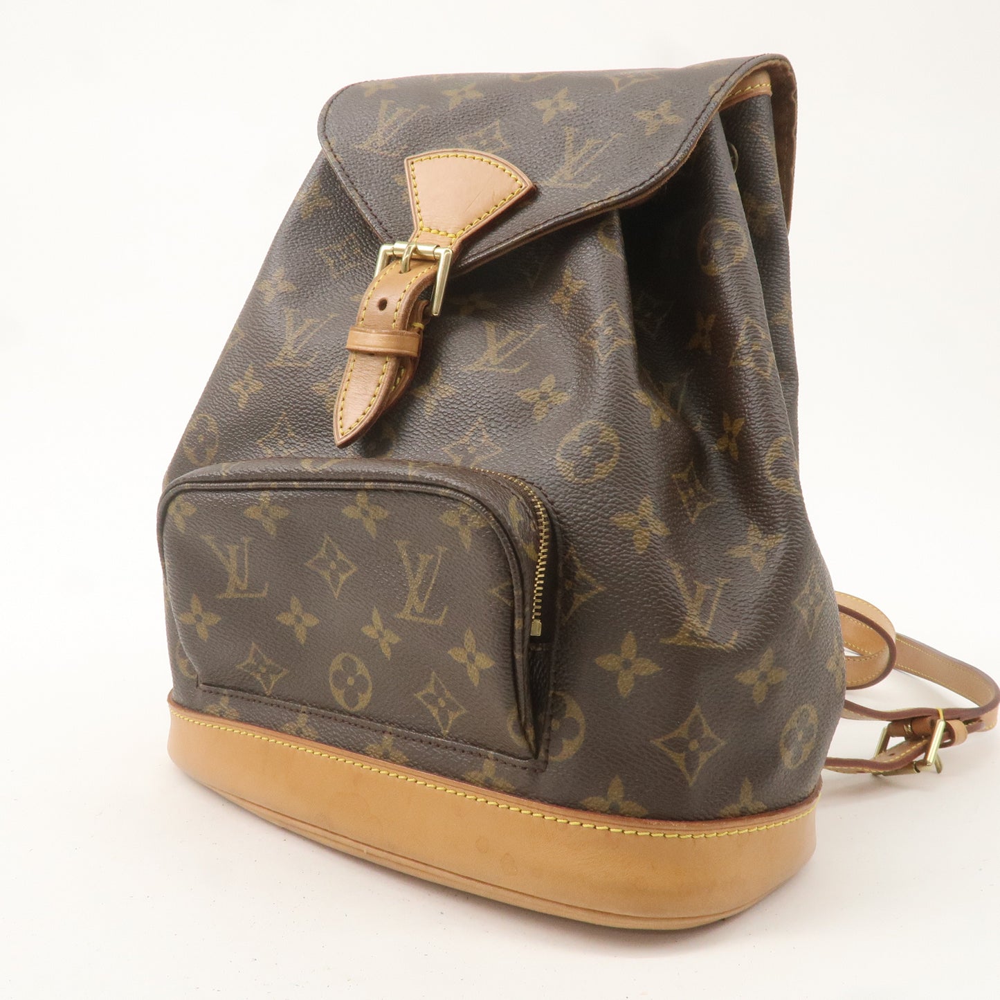 Louis Vuitton Monogram Montsouris MM Back Pack Brown M51136