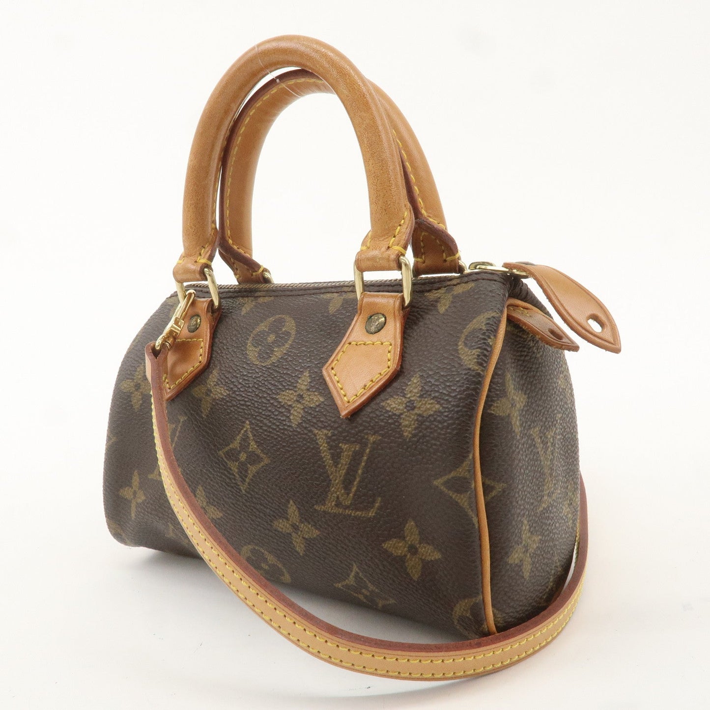 Louis Vuitton Monogram Mini Speedy & Strap M41534 J00145