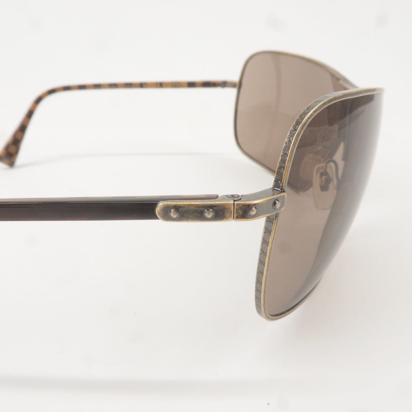 Louis Vuitton Conspiracion Mask Homme Sunglasses Brown Z0196U