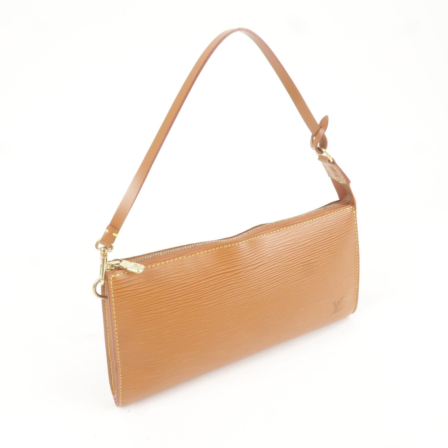 Louis Vuitton Epi Pochette Accessoires Pouch Zipang Gold M52948