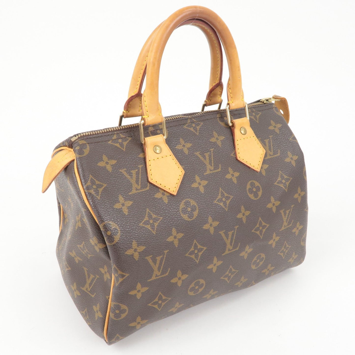 Louis Vuitton Monogram Speedy 25 Hand Bag Boston Bag M41528