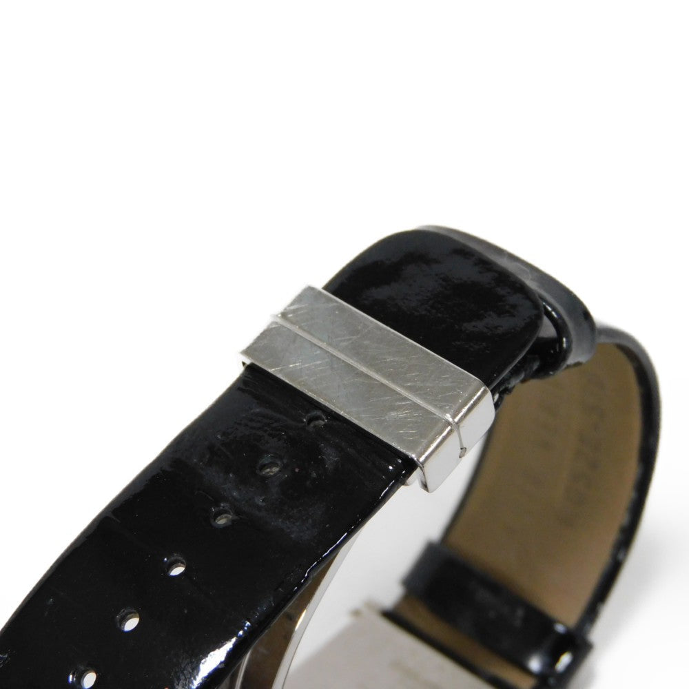 CHANEL Watches Quartz H0572 Stainless steel, leather Silver Mademoiselle white dial