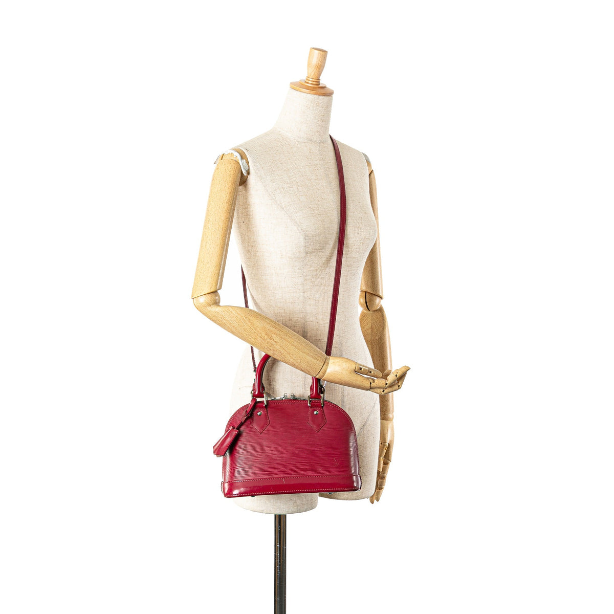 Pink Louis Vuitton Epi Alma BB Satchel