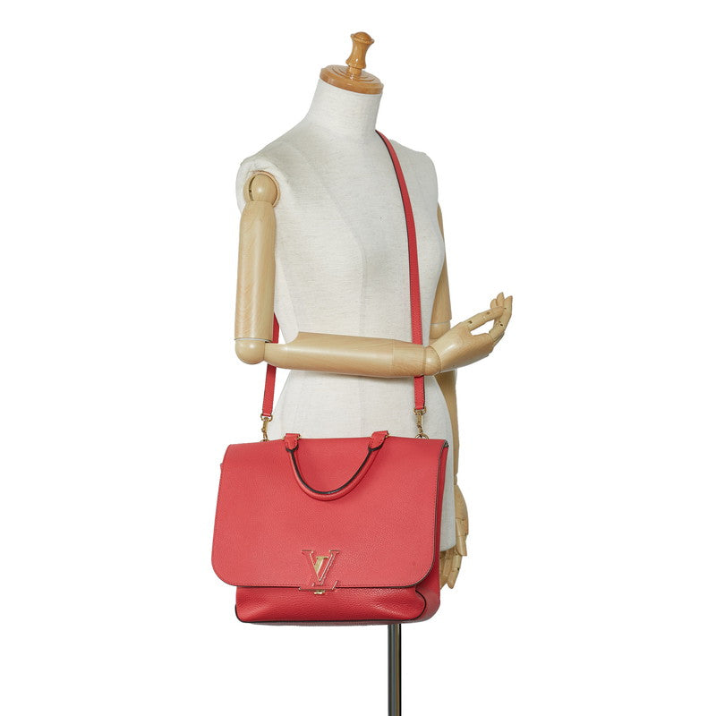 Louis Vuitton Volta Handbag 2WAY M50287 Red Leather Louis Vuitton
