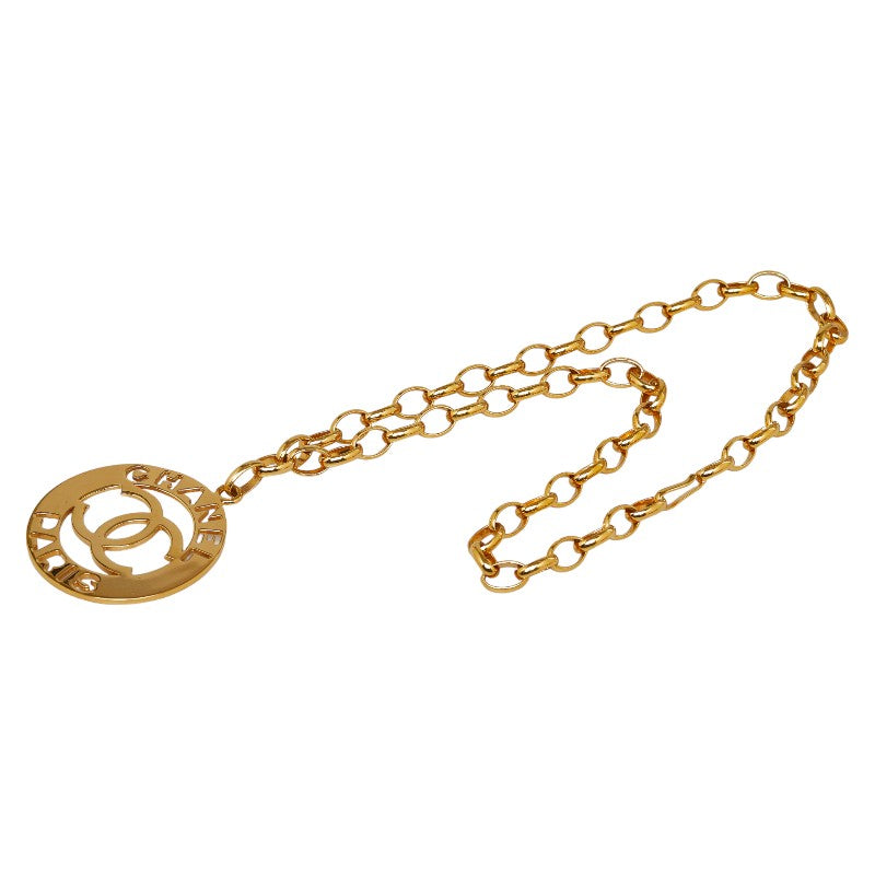 Chanel Big Coca-Cola Necklaces Gold Chanel