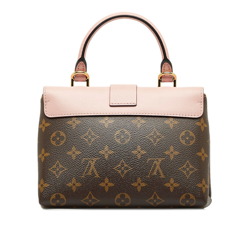 Louis Vuitton Monogram Rocky BB Handbag Shell Bag 2WAY M44080 Brown Pink PVC Leather Louis Vuitton