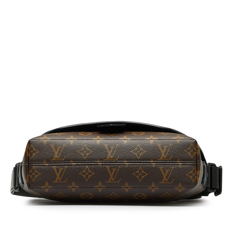 Louis Vuitton Monogram Magnetic Messenger Slipper Shoulder Bag M45557 Brown PVC Leather Louis Vuitton