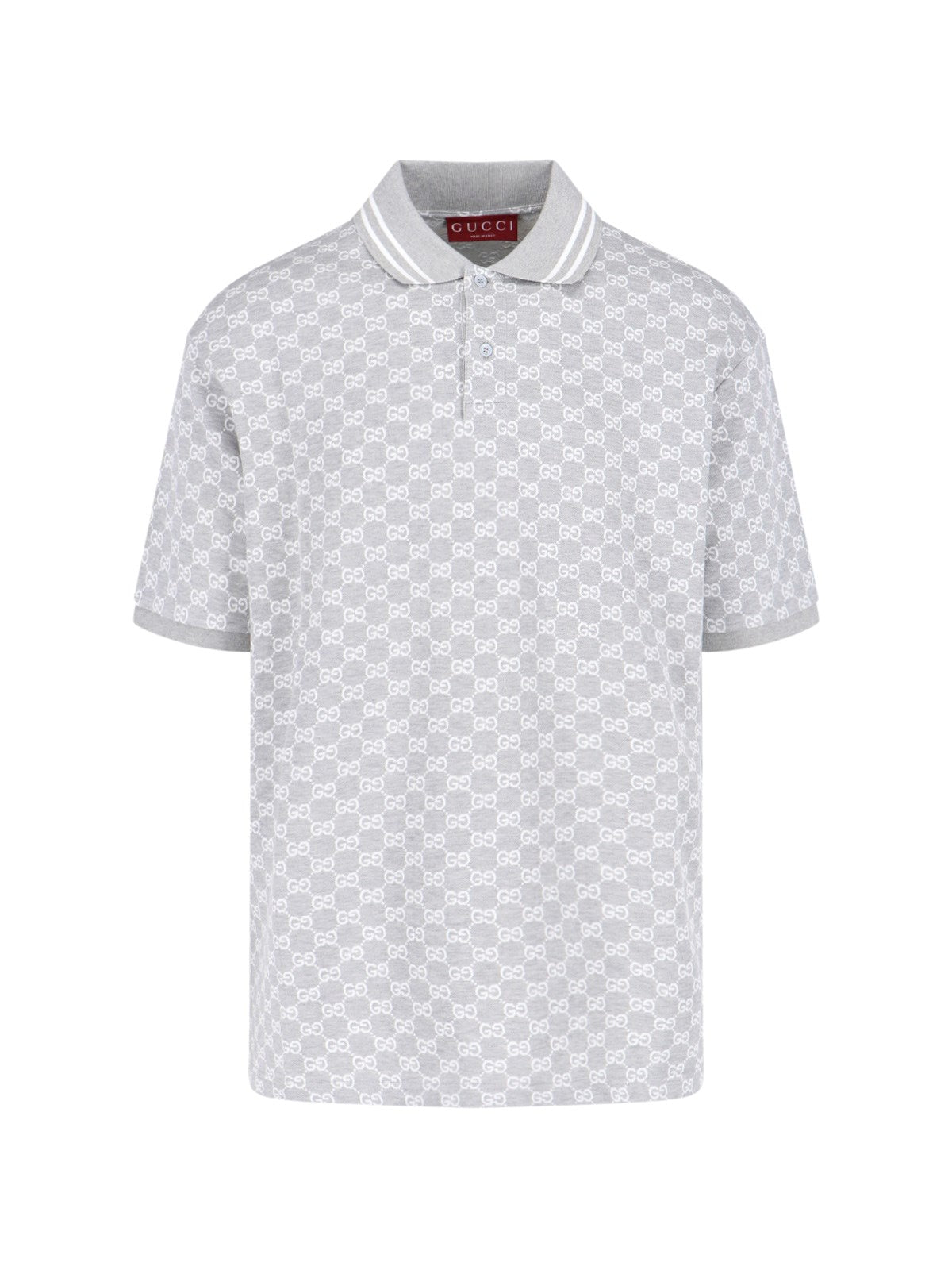 Gucci Men Polo Logo Pattern