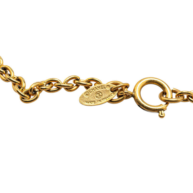 Chanel Coco Mark Matelasse Necklace