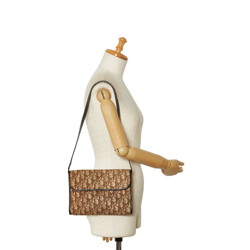 Oblique Canvas Shoulder Bag
