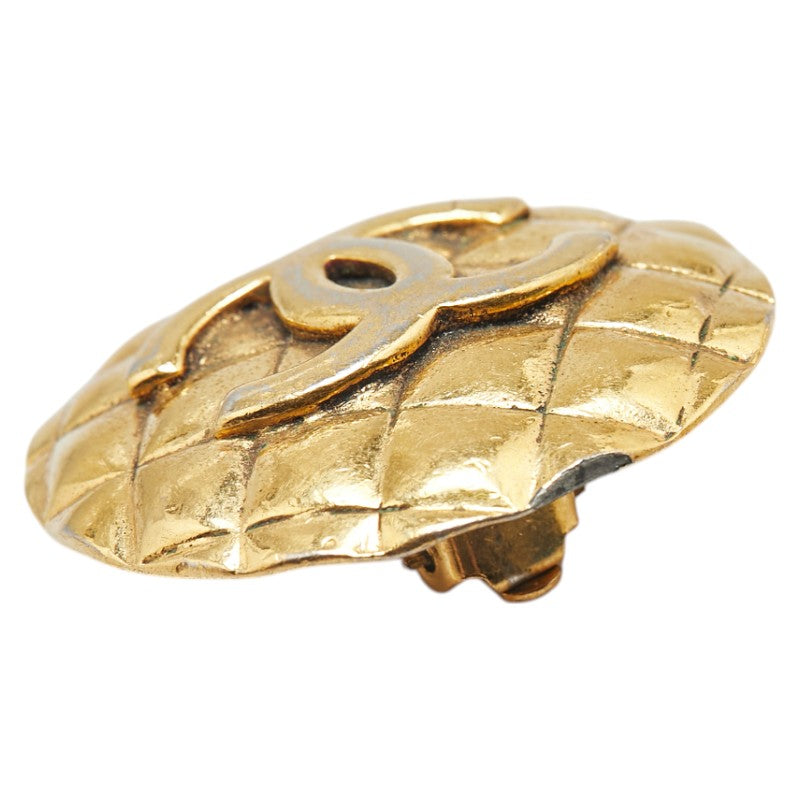 Chanel Coco Mark Matelasse Earrings
