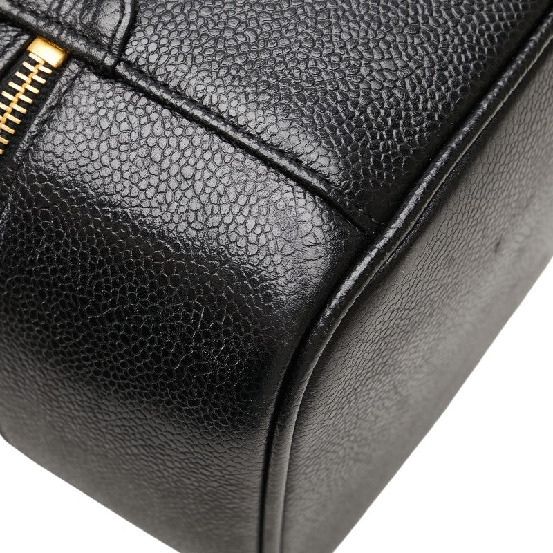 Chanel Coco Mark Caviar Skin Vanity Bag