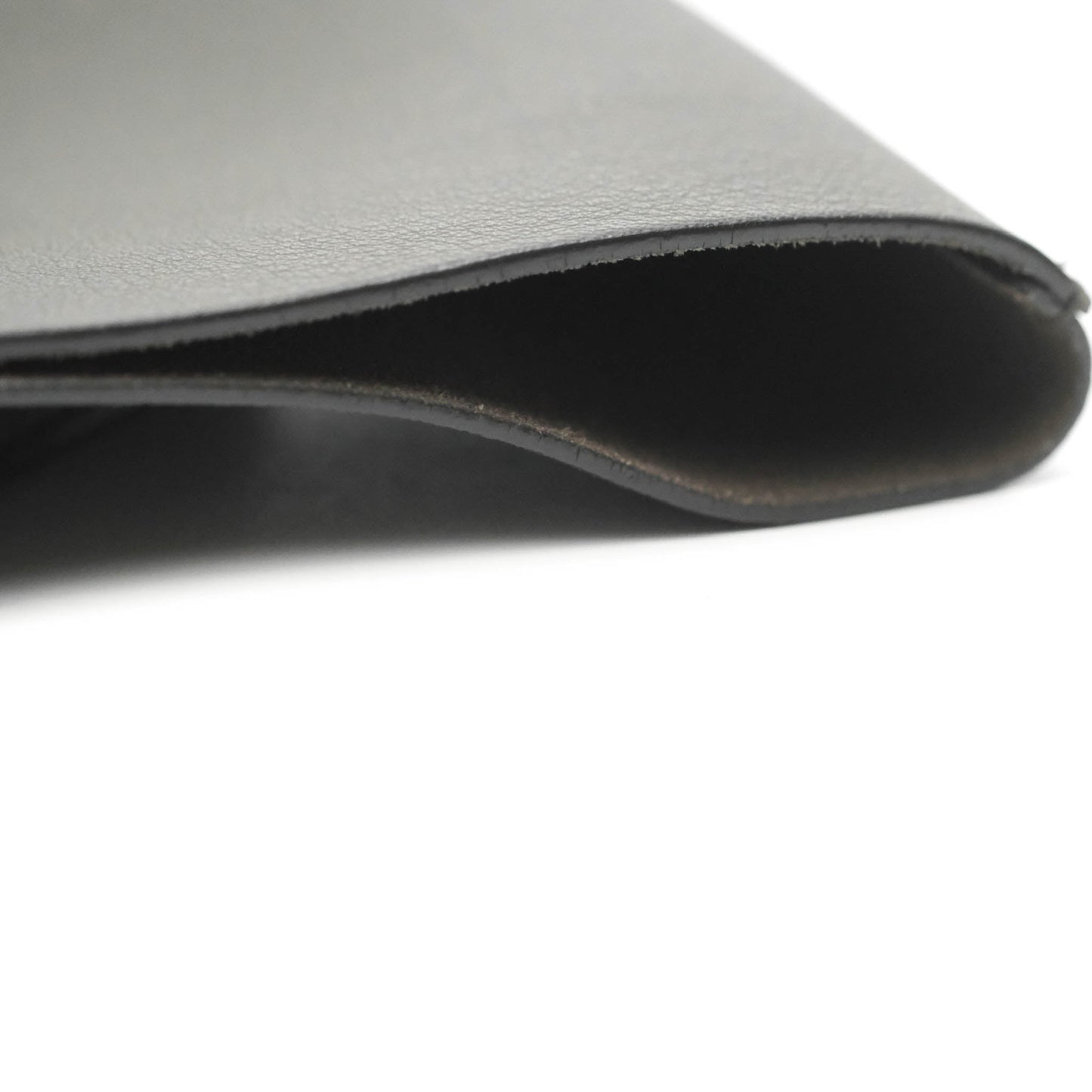 Saint Laurent East West with Pouch Dark Grey Calfskin Tote Bag