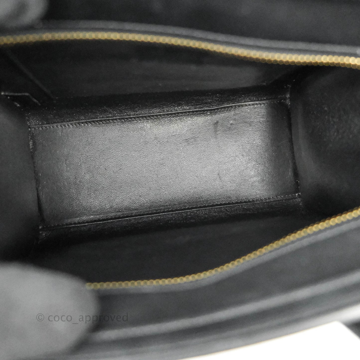 Celine Tri Color Blue/Khaki/Black Nano Luggage Tote