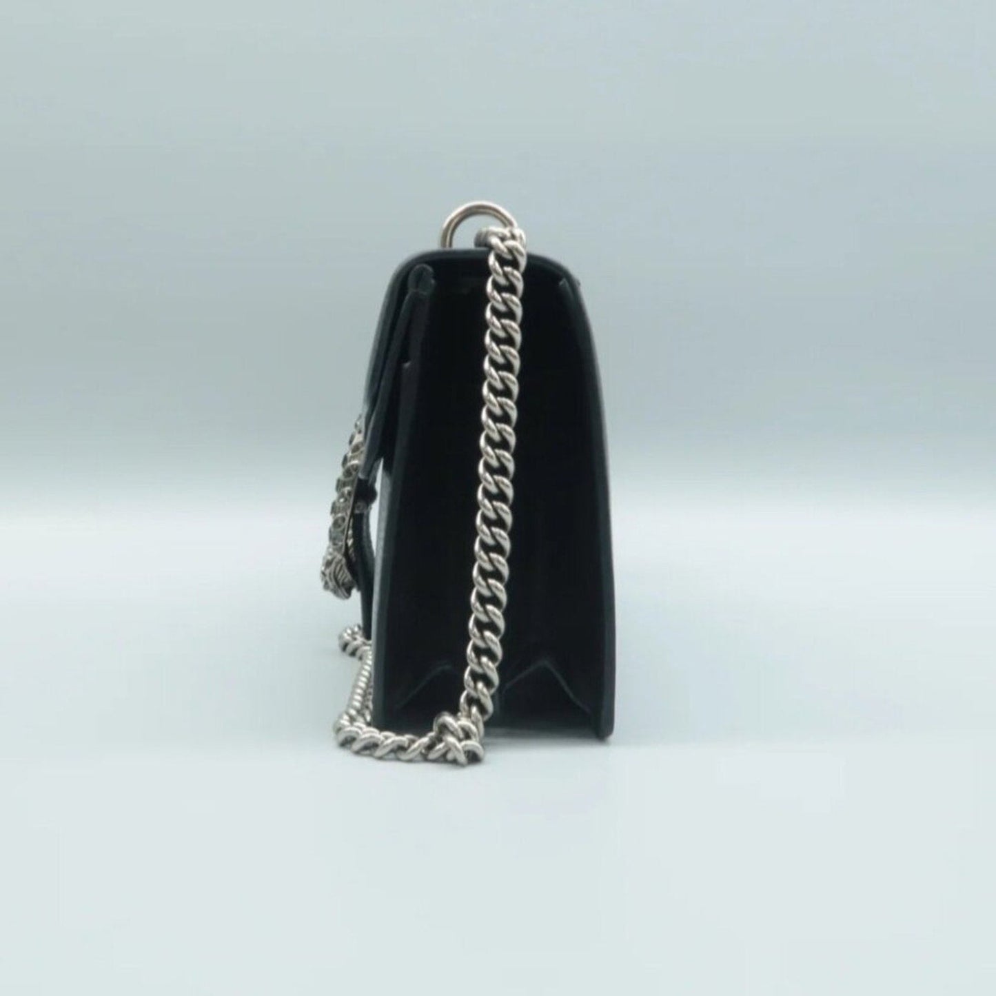 GUCCI Dionysus Black Leather Shoulder Bag